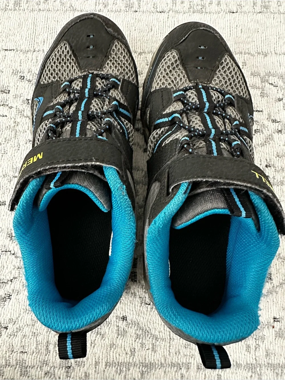 Merrell Kids Black and Blue Trail Sneakers
